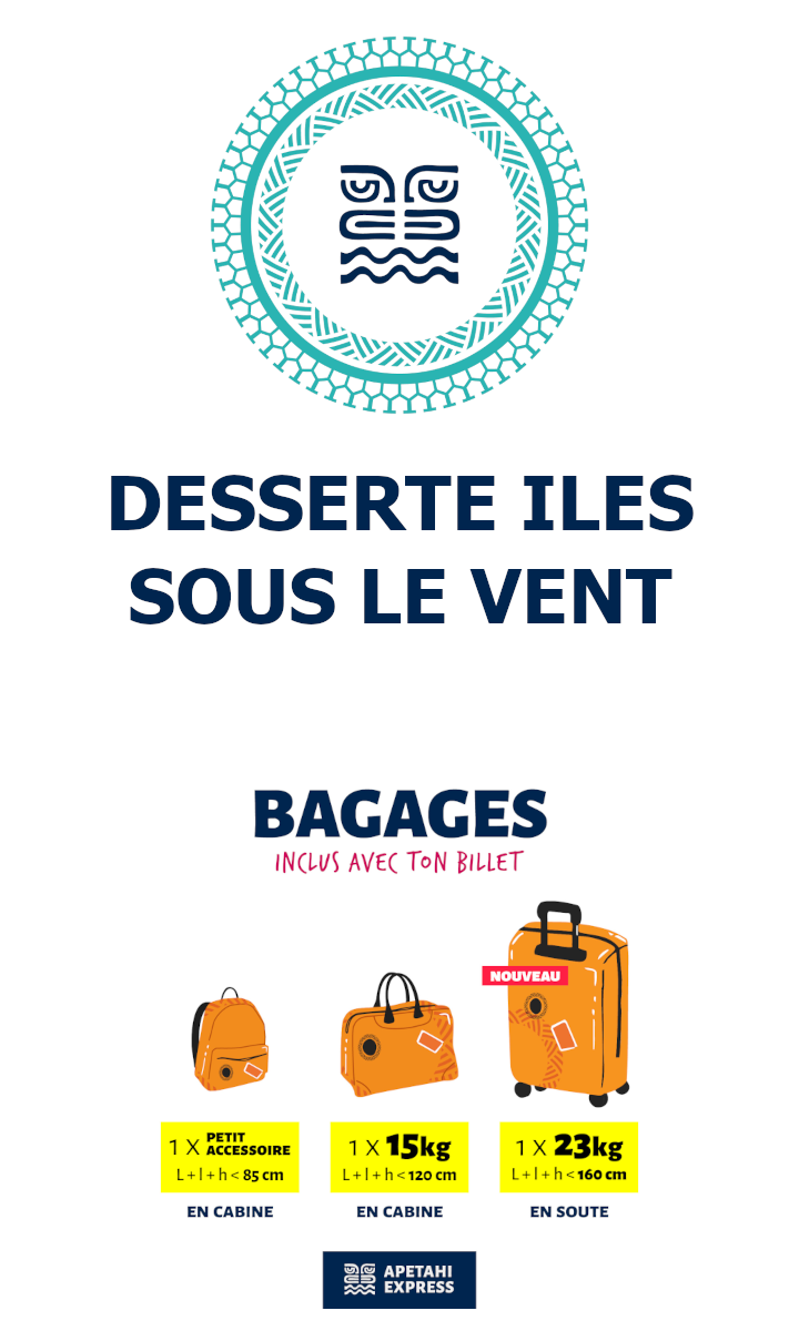 Raiatea – Tahaa - Aller Retour (Round trip)